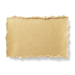Torn beige paper texture background showcases aged and handmade qualities