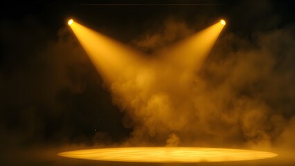 Yellow smokey light background 
