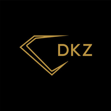 DKZ Letter Initial Logo Design Template Vector Illustration