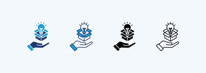 New Offering Icon Set Multiple Style Collection