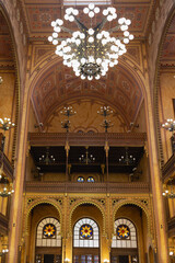 Interiors of Budapest Grand Synagogue - Hungary