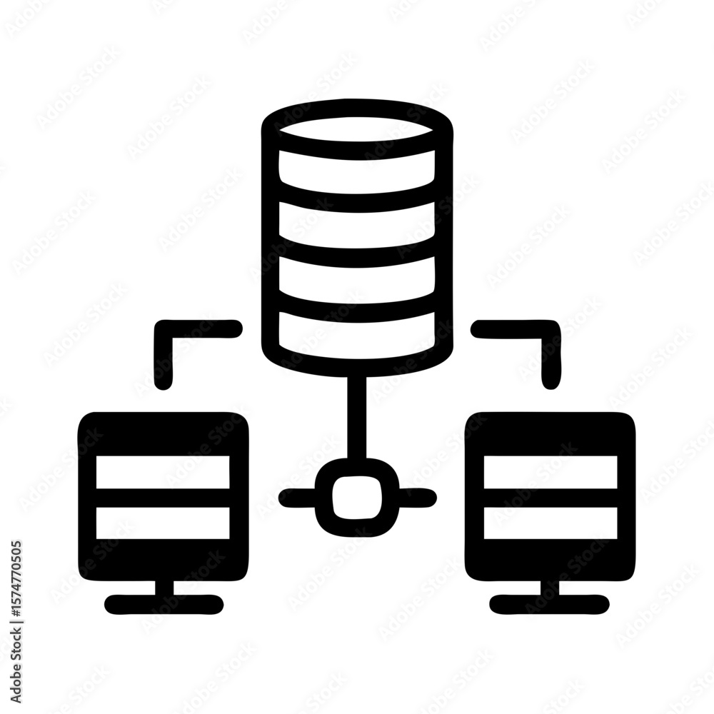 Poster discover database network server architecture and connections for data storage systems today