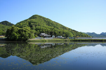 兵庫県姫路市　西池の風景