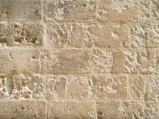 Texture di muro in pietra leccese - Dettaglio