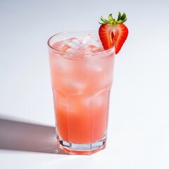 cocktail with ice and lemon By Generated AI