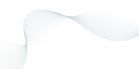 Abstract wavy lines Isolated background design. Wave modern stream transparent background.
