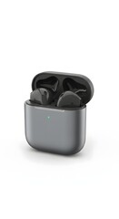 Wireless earbuds bluetooth headphones earphone charging case audio sound technology portable device music listen
