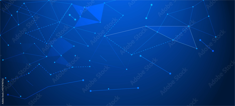 Fototapete abstract technology background  
Abstract particle background. Mess network .Futuristic plexus 