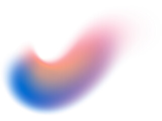 Blurred Colored Holographic Blob Shape Mesh Fluid Liquid