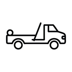 Fototapeta premium vector illustration of a truck