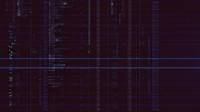 Abstract Data Stream Visualization Digital Code Lines Flowing Across Screen Futuristic Technology