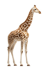 Fototapeta premium giraffe on white background