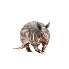 An armadillo against a transparent background