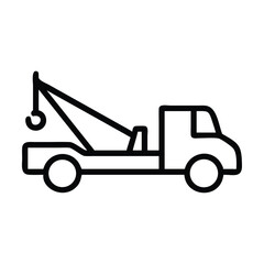 Naklejka premium vector illustration of a truck