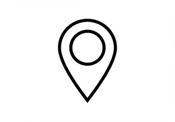 Simple black cloud icon with a download arrow inside on a white background