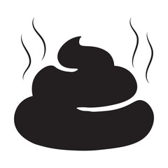 Poop icon collection. Dog shit vector icon. Animal poo symbol.