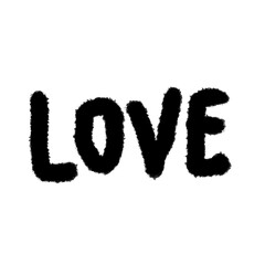 love png outline cute cartoon handwrite design clipart and kwaii doodle element