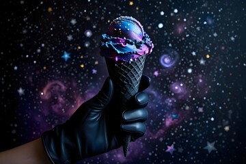 Cosmic Galaxy Ice Cream: A Taste of the Stars