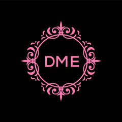 DME Letter Initial Logo Design Template Vector Illustration