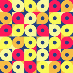 Geometric seamless pattern. Colourfull print