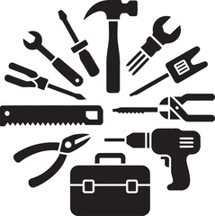 tools icon set