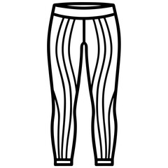 Stylish Leggings Vector Illustration