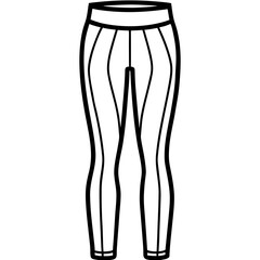 Stylish Leggings Vector Illustration
