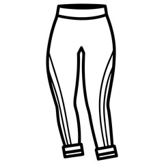 Stylish Leggings Vector Illustration