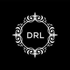DRL Letter Initial Logo Design Template Vector Illustration