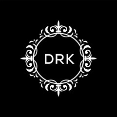 DRK Letter Initial Logo Design Template Vector Illustration