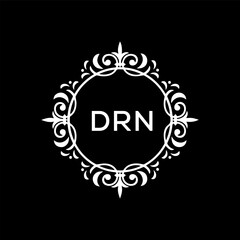 DRN Letter Initial Logo Design Template Vector Illustration