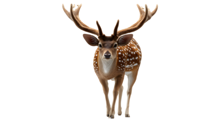 deer isolated on white background