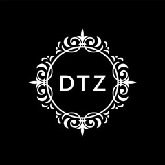 DTZ Letter Initial Logo Design Template Vector Illustration