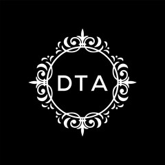 DTA Letter Initial Logo Design Template Vector Illustration