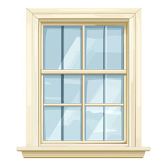 Obraz premium window on a white background