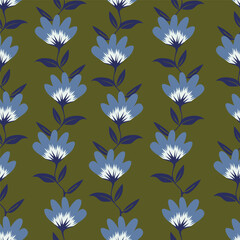 cut seamless hand drawn floral pattern, Botanical, Vector illustration for wedding and valentine day design.