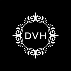 DVH Letter Initial Logo Design Template Vector Illustration