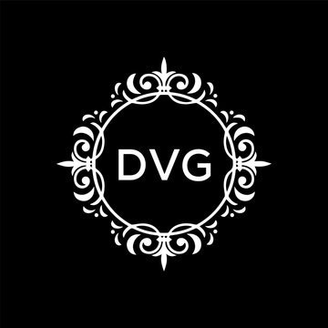 DVG Letter Initial Logo Design Template Vector Illustration