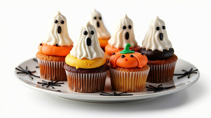 Halloween cupcakes spooky ghost and pumpkin treats for party dessert ideas and baking inspiration