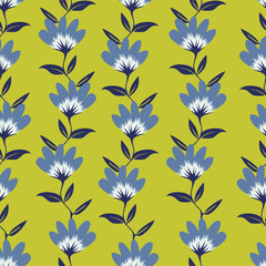 Vintage Pattern Flower Floral illustration Design Vector