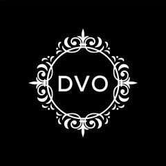 DVO Letter Initial Logo Design Template Vector Illustration