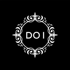 DOI Letter Initial Logo Design Template Vector Illustration