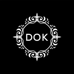 DOK Letter Initial Logo Design Template Vector Illustration