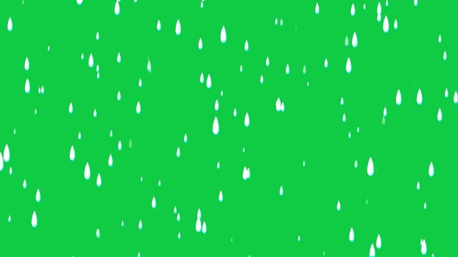Animated rain on green screen. Animation rain stock video clips in 4K and HD for creative projects. rain green screen effect