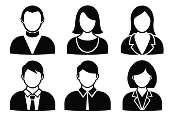 set of business icons