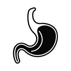 vector illustration of stomach 