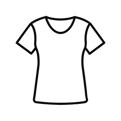 vector illustration of a t shirt