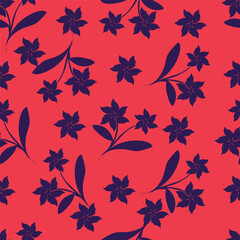 Fototapeta premium seamless floral pattern