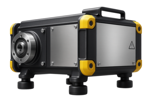 Heavy-duty eddy current separator with reinforced bearings and shock-resistant construction for harsh industrial environments