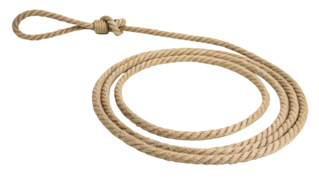 rope accolated on transparent background